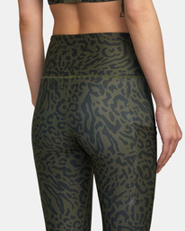8 VA Sport Pocket Technical Leggings Brown AVJNP00220 RVCA