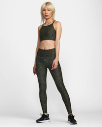 1 VA Sport Pocket Technical Leggings Brown AVJNP00220 RVCA