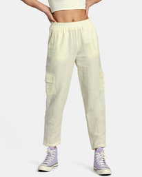 0 New Yume Cargo Pants Yellow AVJNP00226 RVCA