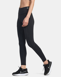 4 VA Sport  - Calze a compressione da Donna Black AVJNP00228 RVCA