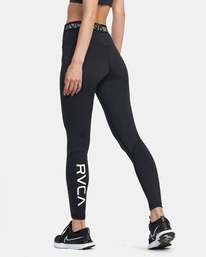 5 VA Sport  - Calze a compressione da Donna Black AVJNP00228 RVCA