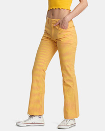 4 Kennedy - Cropped Trousers for Women Orange AVJNP00233 RVCA