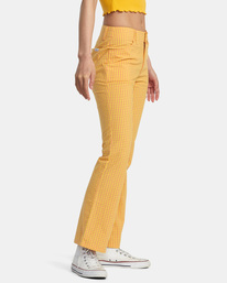 6 Kennedy - Cropped Trousers for Women Orange AVJNP00233 RVCA
