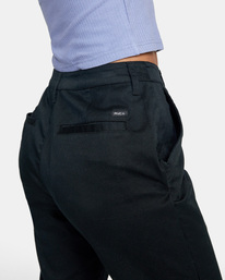 3 WEEKEND STRETCH PANTS Black AVJNP00239 RVCA