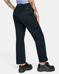 3 Weekend Stretch Pants Black AVJNP00239 RVCA