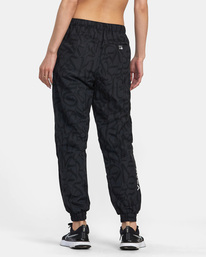 rvca, Thug Rose Track Technical Joggers, BLACK (blk) THUG ROSE TRACK PANT AVJNP00240