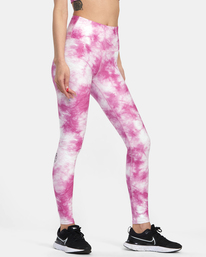6 Thug Rose Essential - Leggings mit hohem Bund für Frauen Rosa AVJNP00242 RVCA