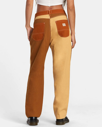 1 Shuffle - Cotton Trousers for Women Grey AVJNP00271 RVCA