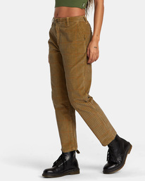 4 Weekend Cord - Corduroy Trousers for Women Beige AVJNP00272 RVCA