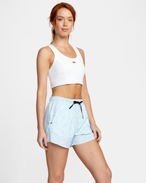 6 VA Essential Yogger Workout Shorts 3" Blue AVJNS00118 RVCA