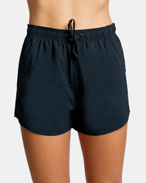 7 VA Essential Yogger Workout Shorts 3" Black AVJNS00118 RVCA