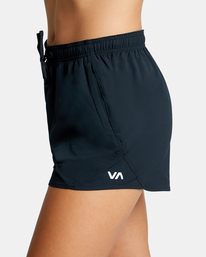 8 VA Essential Yogger Workout Shorts 3" Black AVJNS00118 RVCA