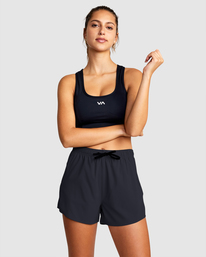 1 VA Essential Yogger Workout Shorts 3" Black AVJNS00118 RVCA
