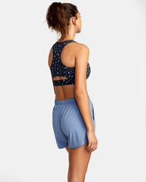 4 VA Essential Yogger Workout Shorts 3" Blue AVJNS00118 RVCA