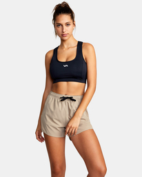 0 VA Essential Yogger Workout Shorts 3" Grey AVJNS00118 RVCA