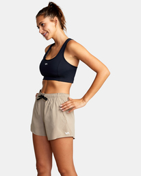 3 VA Essential Yogger Workout Shorts 3" Grey AVJNS00118 RVCA