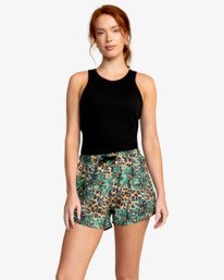 0 VA Essential Yogger Workout Shorts 3" White AVJNS00118 RVCA