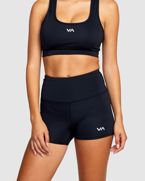 4 VA Essential Booty Shorts 3" Black AVJNS00121 RVCA
