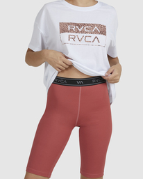 3 Base Biker Shorts 10.5" Orange AVJNS00134 RVCA