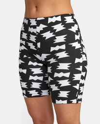 6 LP x KLW Push It Bike Shorts Black AVJNS00136 RVCA