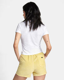 rvca, Daylight Corduroy Shorts, MELLOW YELLOW (yed0) DAYLIGHT SHORT AVJNS00138