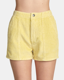 5 Daylight Corduroy Shorts Yellow AVJNS00138 RVCA