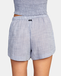 9 Houndstooth New Yume Drawcord Shorts Blue AVJNS00165 RVCA