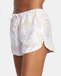 6 Linen New Yume Drawcord Shorts Brown AVJNS00166 RVCA