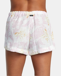 7 Linen New Yume Drawcord Shorts Brown AVJNS00166 RVCA