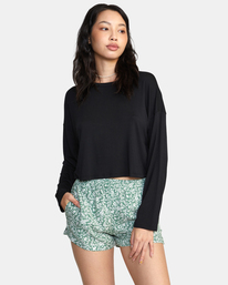 Sawyer Print - Elasticated Shorts for Women  AVJNS00175