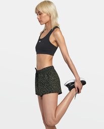3 VA Essential Low-Rise Yogger Sport Shorts Brown AVJNS00179 RVCA