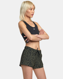 5 VA Essential Low-Rise Yogger Sport Shorts Brown AVJNS00179 RVCA