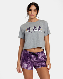 0 VA Essential Low-Rise Yogger Sport Shorts Purple AVJNS00179 RVCA