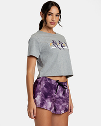 4 VA Essential Low-Rise Yogger Sport Shorts Purple AVJNS00179 RVCA