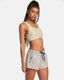 4 VA Essential Low-Rise Yogger Sport Shorts White AVJNS00179 RVCA