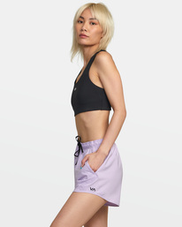 3 VA Essential Yogger Sport Shorts 12" Purple AVJNS00180 RVCA