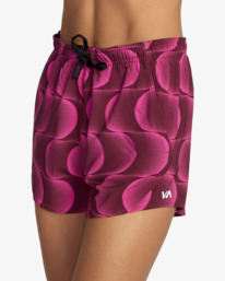 1 VA Essential Yogger Sport Shorts 12" Pink AVJNS00180 RVCA