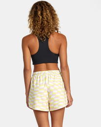 2 VA Essential Yogger Sport Shorts 12" White AVJNS00180 RVCA