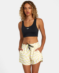 0 VA Essential Yogger Sport Shorts 12" White AVJNS00180 RVCA