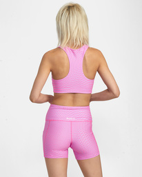 3 VA Essential Pocket Technical Bike Shorts Pink AVJNS00189 RVCA