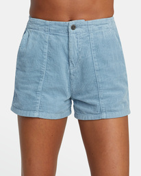 2 Daylight - Short en velours pour Femme Bleu AVJNS00190 RVCA