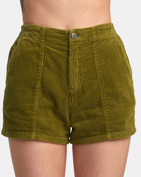 2 Daylight - Short en velours pour Femme Vert AVJNS00190 RVCA