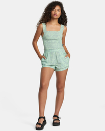 3 Sawyer - Viscose Shorts for Women Blue AVJNS00198 RVCA