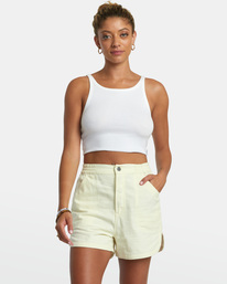 Venice Canvas - Canvas Shorts for Women  AVJNS00204