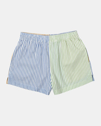 Sawyer Stripe - Elasticated Shorts for Women  AVJNS00209