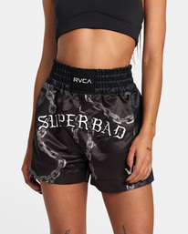 3 Seniesa Boxing Boxing Shorts Black AVJNS00210 RVCA