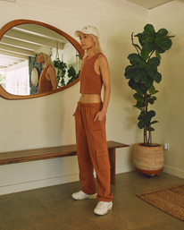 1 Test Drive Cargo Sweatpants Yellow AVJPT00114 RVCA