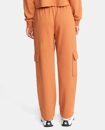 rvca, Test Drive Cargo Sweatpants, AMBER (abe) Test Drive - Cargo Tracksuit Bottoms for Women AVJPT00114