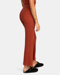 3 Swerve Flared Pants Brown AVJPT00115 RVCA