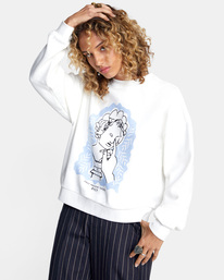 4 Renaissance Crewneck Sweater  AVJSF00159 RVCA